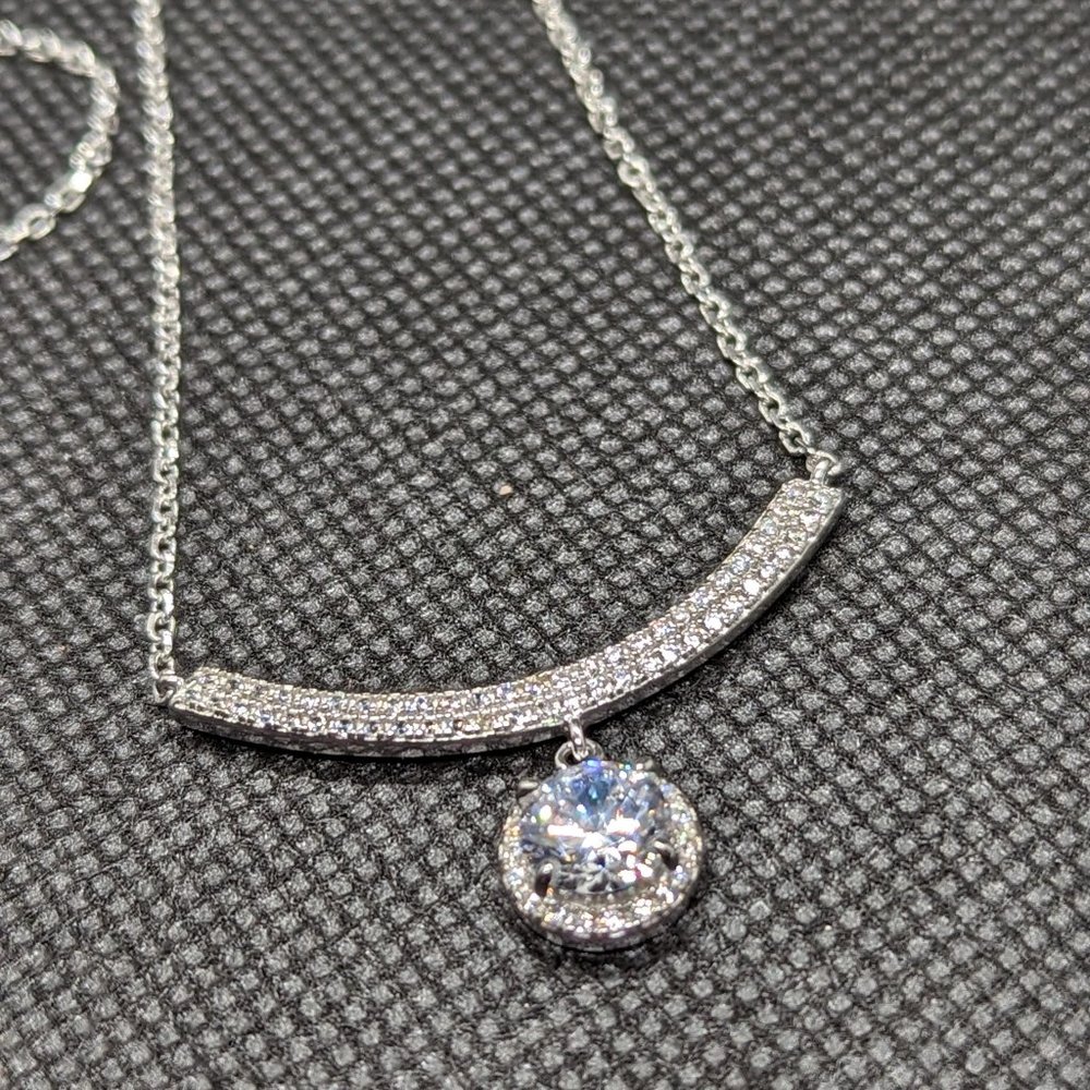 Adjustable CZ necklace